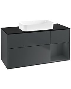 Villeroy und Boch Finion Villeroy und Boch F712HGHG 120x60.3x50.1cm, étagère à droite Midnight Blue Matt Lacquer , Midnight Blue Matt Lacquer