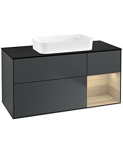 Villeroy und Boch Finion Villeroy und Boch Finion F712PCHG 120x60.3x50.1cm, shelf on the right Oak Veneer , Midnight Blue Matt Lacquer