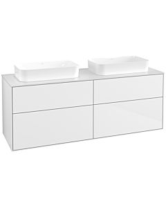 Villeroy und Boch Finion Villeroy und Boch Finion F72100GF 160x60.3x50.1cm, Glass White Matt , Glossy white lacquer
