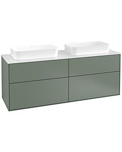 Villeroy und Boch Finion Villeroy und Boch F72100GM 160x60.3x50.1cm, verre White Matt , Olive Matt Lacquer