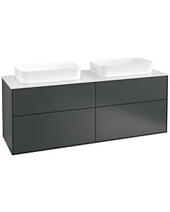 Villeroy und Boch Finion Villeroy und Boch Finion F72100HG 160x60.3x50.1cm, Glass White Matt , Midnight Blue Matt Lacquer