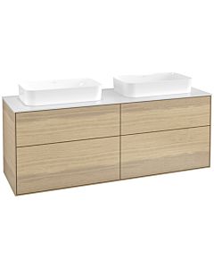 Villeroy und Boch Finion Villeroy und Boch Finion F72100PC 160x60.3x50.1cm, Glass White Matt , Oak Veneer