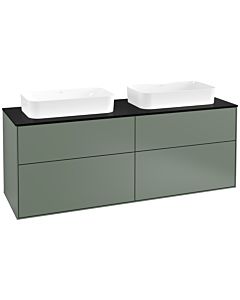 Villeroy und Boch Finion Villeroy und Boch Finion F72200GM 160x60.3x50.1cm, Glass Black Matt, Olive Matt Lacquer