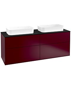 Villeroy und Boch Finion Villeroy und Boch Finion F72200HB 160x60.3x50.1cm, Glass Black Matt, Peony Matt