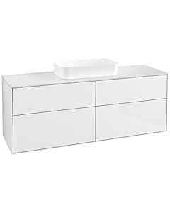 Villeroy und Boch Finion Villeroy und Boch Finion F73100GF 160x60.3x50.1cm, Glass White Matt , Glossy white lacquer