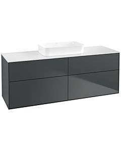 Villeroy und Boch Finion Villeroy und Boch F73100HG 160x60.3x50.1cm, Verre White Matt , Midnight Blue Matt Lacquer