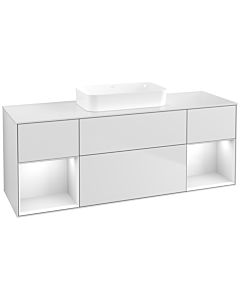 Villeroy und Boch Finion Villeroy und Boch Finion F741GFMT 160x60.3x50.1cm, shelves Glossy white lacquer, White matt lacquer