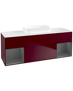 Villeroy und Boch Finion Villeroy und Boch Finion F741GKHB 160x60.3x50.1cm, shelves anthracite matt lacquer, Peony Matt