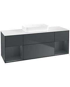 Villeroy und Boch Finion Villeroy und Boch Finion F741HGHG 160x60.3x50.1cm, shelves Midnight matt lacquer, Midnight Blue Matt Lacquer