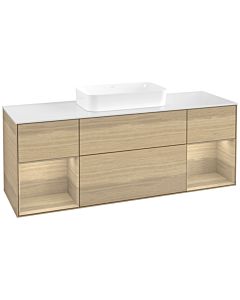 Villeroy und Boch Finion Villeroy und Boch Finion F741PCPC 160x60.3x50.1cm, shelves Oak Veneer , Oak Veneer