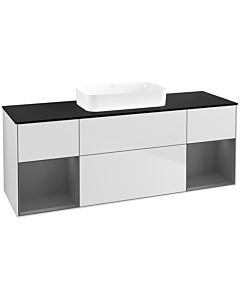 Villeroy und Boch Finion Villeroy und Boch Finion F742GKMT 160x60.3x50.1cm, shelves anthracite matt lacquer, white matt lacquer