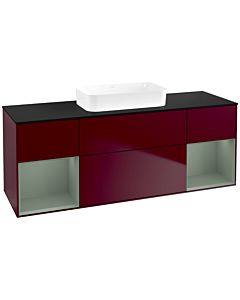 Villeroy und Boch Finion Villeroy und Boch Finion F742GMHB 160x60.3x50.1cm, shelves olive matt lacquer, Peony Matt