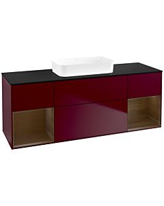 Villeroy und Boch Finion Villeroy und Boch Finion F742GNHB 160x60.3x50.1cm, shelves Peony Matt veneer, Peony Matt