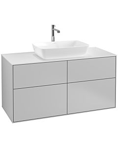 Villeroy und Boch Finion Waschtischunterschrank F79100GJ 120x60,3cm, Abdeckplatte white matt, Light grey matt