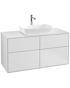 Villeroy und Boch Finion Villeroy und Boch F79100MT 120x60,3cm, plaque de finition blanc mat, laqué blanc mat