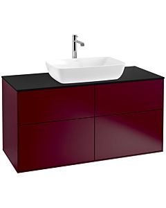 Villeroy und Boch Finion Villeroy und Boch Finion F79200HB 120x60.3cm, cover plate black matt, Peony Matt