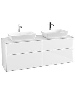 Villeroy und Boch Finion Villeroy und Boch Finion F84100GF 160x60.3cm, cover plate white matt, glossy white lacquer