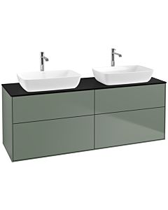Villeroy und Boch Finion Villeroy und Boch Finion F84200GM 160x60.3cm, cover plate black matt, Olive Matt Lacquer