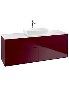 Villeroy und Boch Finion Villeroy und Boch F85100HB 160x60,3cm, plaque de finition blanc mat, Peony Matt