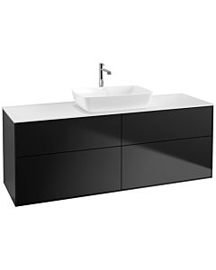 Villeroy und Boch Finion Villeroy und Boch Finion F85100PD 160x60.3cm, cover plate white matt, black matt lacquer
