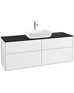 Villeroy und Boch Finion Villeroy und Boch Finion F85200GF 160x60.3cm, cover plate black matt, glossy white lacquer