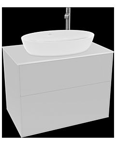 Villeroy und Boch Finion Villeroy und Boch F87100GJ 80x60,3cm, plaque de recouvrement blanc mat, gris clair mat