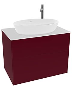 Villeroy und Boch Finion F87100HB 80x60,3cm, plaque de recouvrement blanc mat, Peony Matt