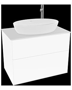 Villeroy und Boch Finion Villeroy und Boch F87100MT 80x60,3cm, plaque de recouvrement blanc mat, laqué blanc mat