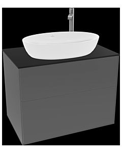 Villeroy und Boch Finion Villeroy und Boch F87200GK 80x60,3cm, plaque de recouvrement noir mat, anthracite mat