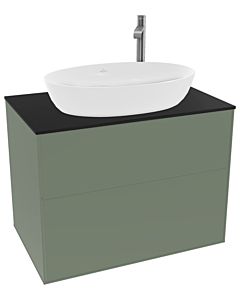 Villeroy und Boch Finion Villeroy und Boch Finion F87200GM 80x60.3cm, cover plate black matt, Olive Matt Lacquer
