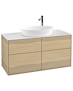 Villeroy und Boch Finion Villeroy und Boch Finion F91100PC 120x60.3cm, cover plate white matt, Oak Veneer
