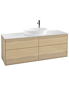 Villeroy und Boch Finion Villeroy und Boch Finion F97100PC 160x60.3cm, cover plate white matt, Oak Veneer
