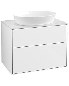 Villeroy und Boch Finion Villeroy und Boch Finion F99100GF 80x60.3cm, cover plate white matt, glossy white lacquer