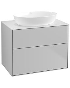 Villeroy und Boch Finion Waschtischunterschrank F99100GJ 80x60,3cm, Abdeckplatte white matt, Light grey matt