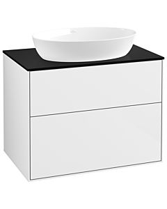 Villeroy und Boch Finion Villeroy und Boch Finion F99200GF 80x60.3cm, cover plate black matt, glossy white lacquer