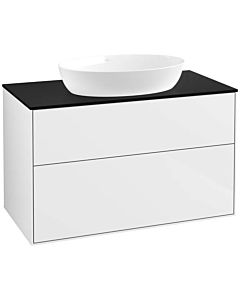 Villeroy und Boch Finion Villeroy und Boch Finion FA0200GF 100x60.3cm, cover plate black matt, glossy white lacquer
