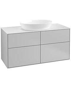 Villeroy und Boch Finion Waschtischunterschrank FA3100GJ 120x60,3cm, Abdeckplatte white matt, Light grey matt