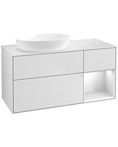 Villeroy und Boch Finion Villeroy und Boch Finion FA51MTMT 120cm, cover plate white matt, shelves white matt lacquer, white matt lacquer