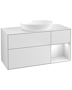 Villeroy und Boch Finion Villeroy und Boch Finion FA71MTMT 120cm, cover plate white matt, shelves white matt lacquer, white matt lacquer
