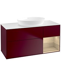 Villeroy und Boch Finion Villeroy und Boch Finion FA71PCHB 120cm, cover plate white matt, shelves Oak Veneer , Peony Matt