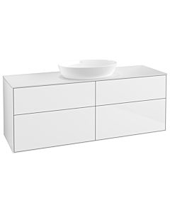 Villeroy und Boch Finion Villeroy und Boch FA9100GF 160x60,3cm, plaque de recouvrement blanc mat, laqué blanc brillant