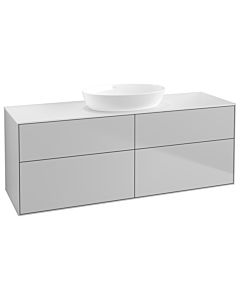 Villeroy und Boch Finion Villeroy und Boch FA9100GJ 160x60,3cm, plaque de recouvrement blanc mat, gris clair mat