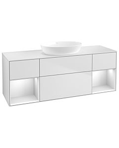 Villeroy und Boch Finion Villeroy und Boch Finion FD01MTMT 120cm, cover plate white matt, shelves white matt lacquer, white matt lacquer