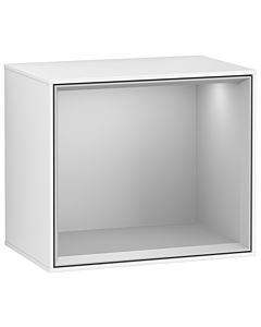 Villeroy und Boch Finion Regalmodul FD10GJGF 41,8x35,6x27cm, Regal Light Grey, Glossy white lacquer