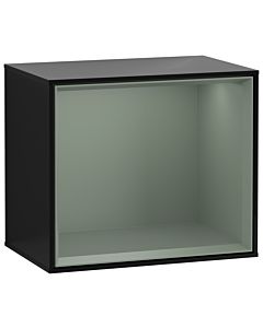 Villeroy und Boch Finion Regalmodul FD10GMPH 41,8x35,6x27cm, Regal Olive Matt, Glossy Black Lacquer