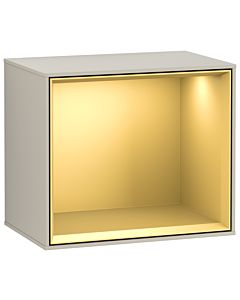 Villeroy und Boch Finion Regalmodul FD10HFHH 41,8x35,6x27cm, Regal Gold Matt, Sand Matt Lacquer