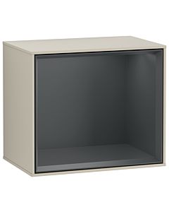 Villeroy und Boch Finion Regalmodul FD10HGHH 41,8x35,6x27cm, Regal Midnight Blue, Sand Matt Lacquer