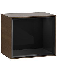 Villeroy und Boch module d&#39; Finion Villeroy und Boch FD10PHGN 41,8x35,6x27cm, étagère Glossy Black, placage noyer