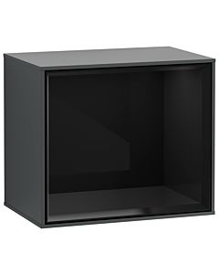 Villeroy und Boch Finion Regalmodul FD10PHHG 41,8x35,6x27cm, Regal Glossy Black, Midnight Blue Matt Lacquer
