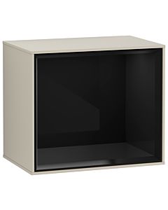 Villeroy und Boch Finion Regalmodul FD10PHHH 41,8x35,6x27cm, Regal Glossy Black, Sand Matt Lacquer
